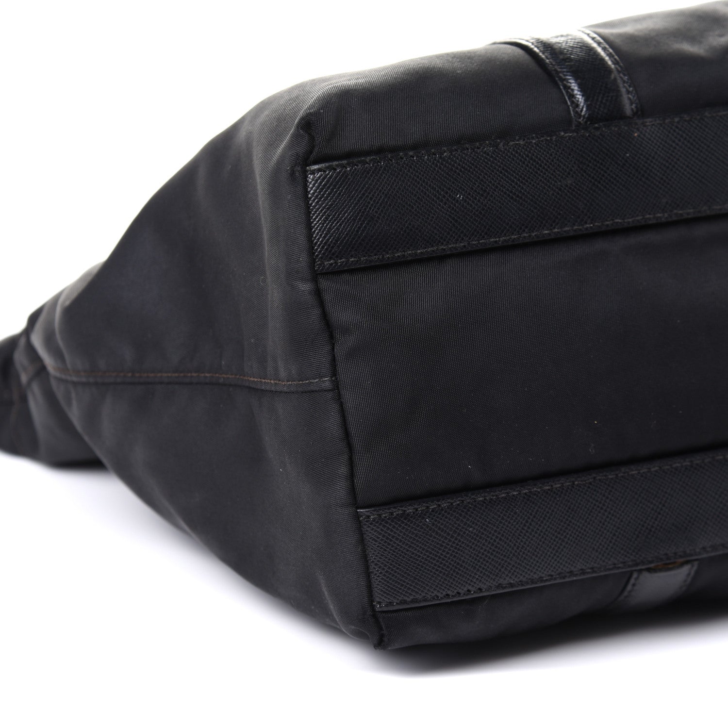 Prada Saffiano Tessuto Nylon Tote Black 13 of 22