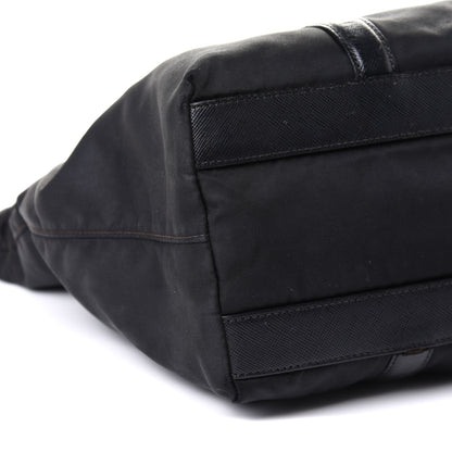 Prada Saffiano Tessuto Nylon Tote Black 13 of 22