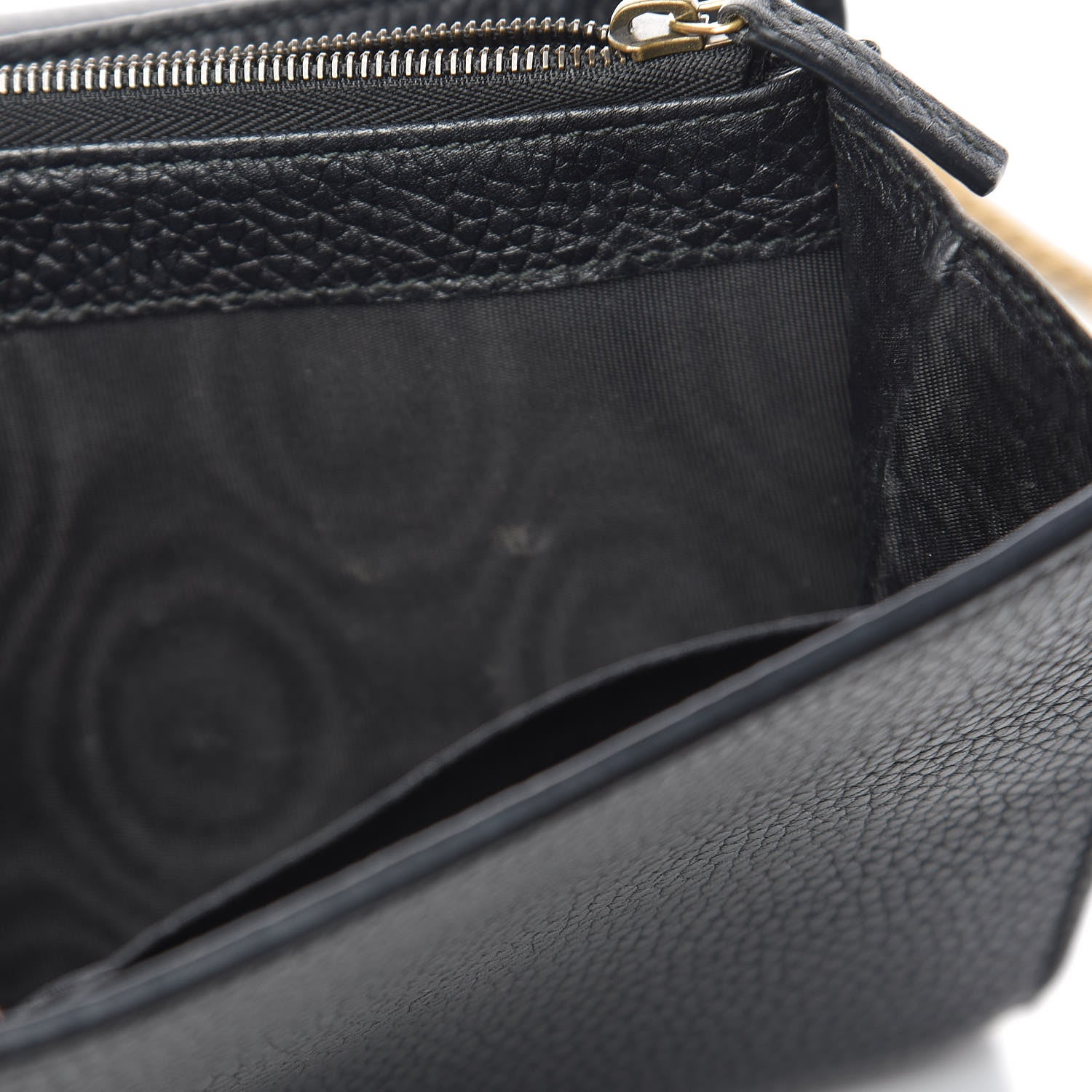Gucci Calfskin GG Marmont Chain Wallet Black 14 of 16