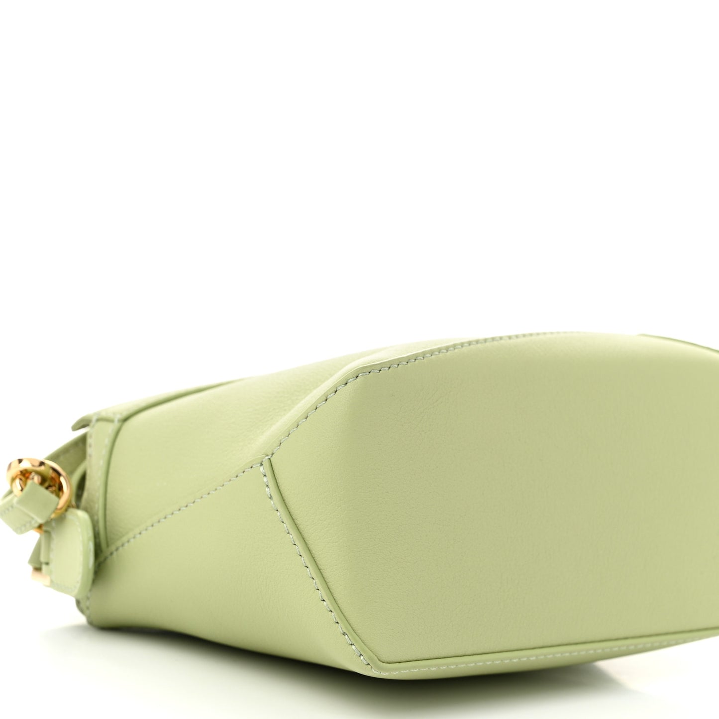 Calfskin Mini Puzzle Edge Bag Light Pear