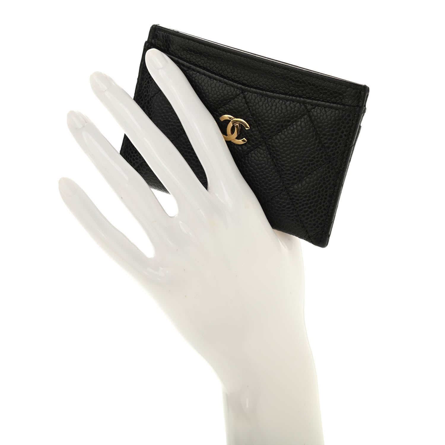 Chanel Caviar Quilted Card Holder Black 2 of 8