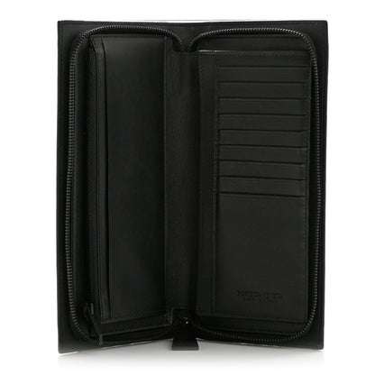 Bottega Veneta Nappa Intrecciato Zip Wallet Black 5 of 9