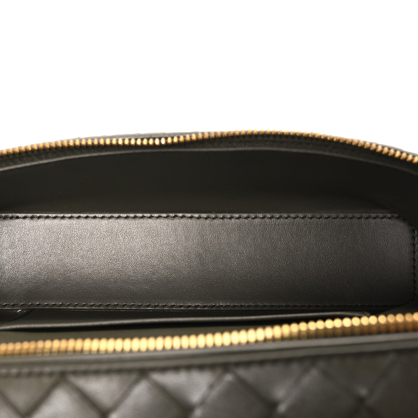 Calfskin Intrecciato Bang Bang Vanity Case Kaki