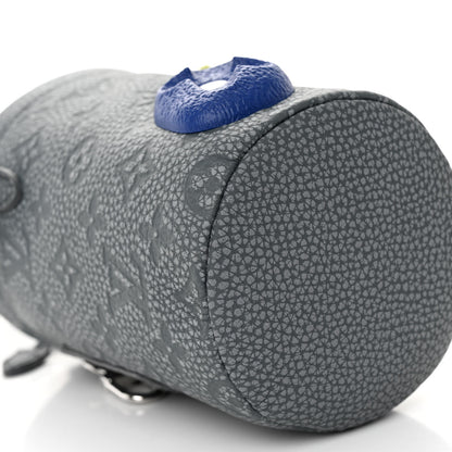 Louis Vuitton Taurillon Monogram Chalk Pouch Granite Gray 8 of 10