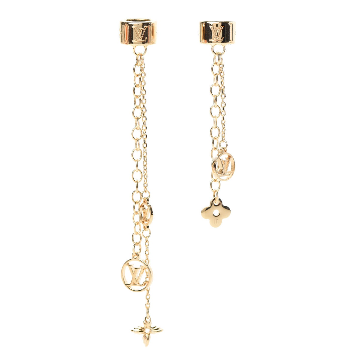 Nanogram Earphone Earrings Gold