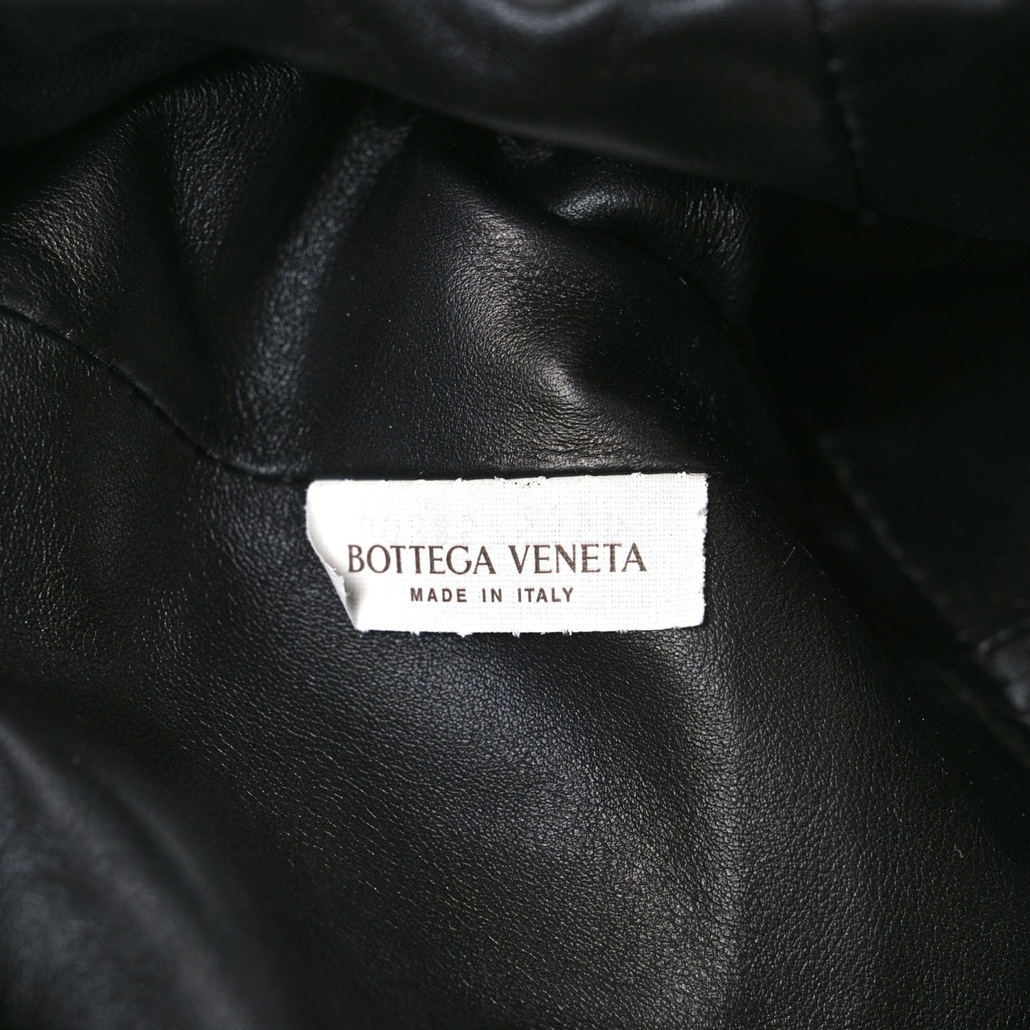Smooth Butter Calf The Pouch Oversized Clutch Black