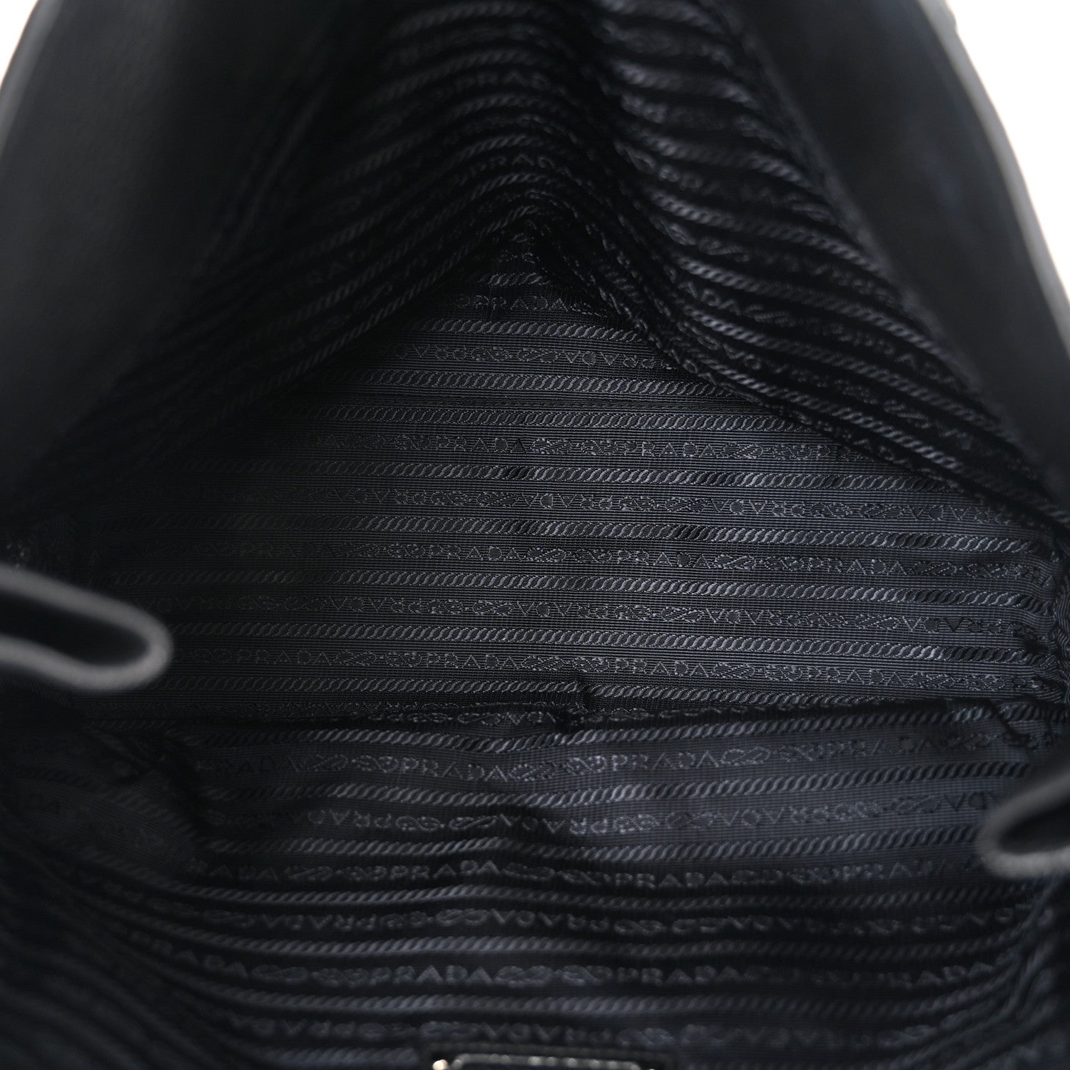 Prada Vitello Daino Tote Black 4 of 10