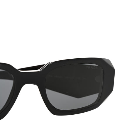 Prada Acetate Symbole Sunglasses SPR 17W Black 7 of 9