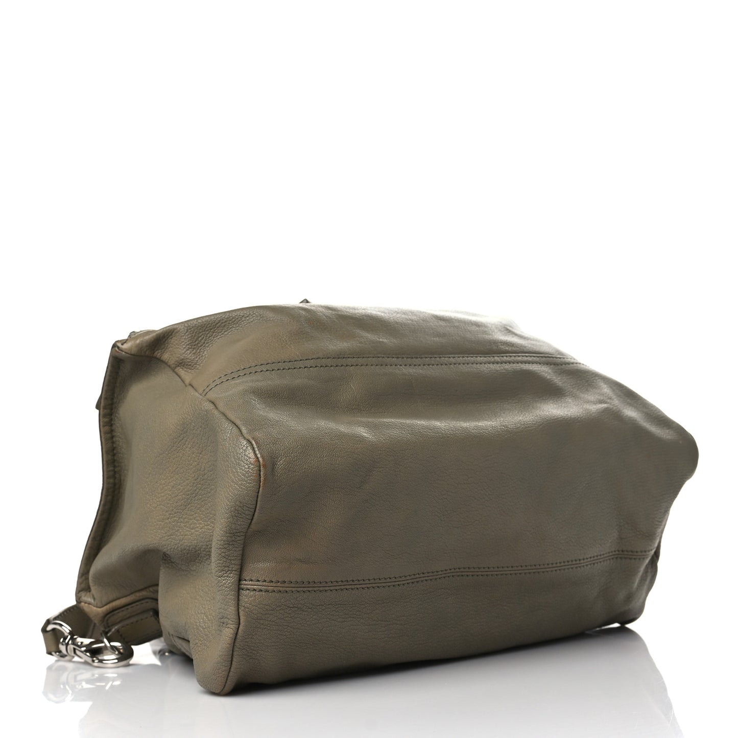 Sugar Goatskin Large Pandora Olive