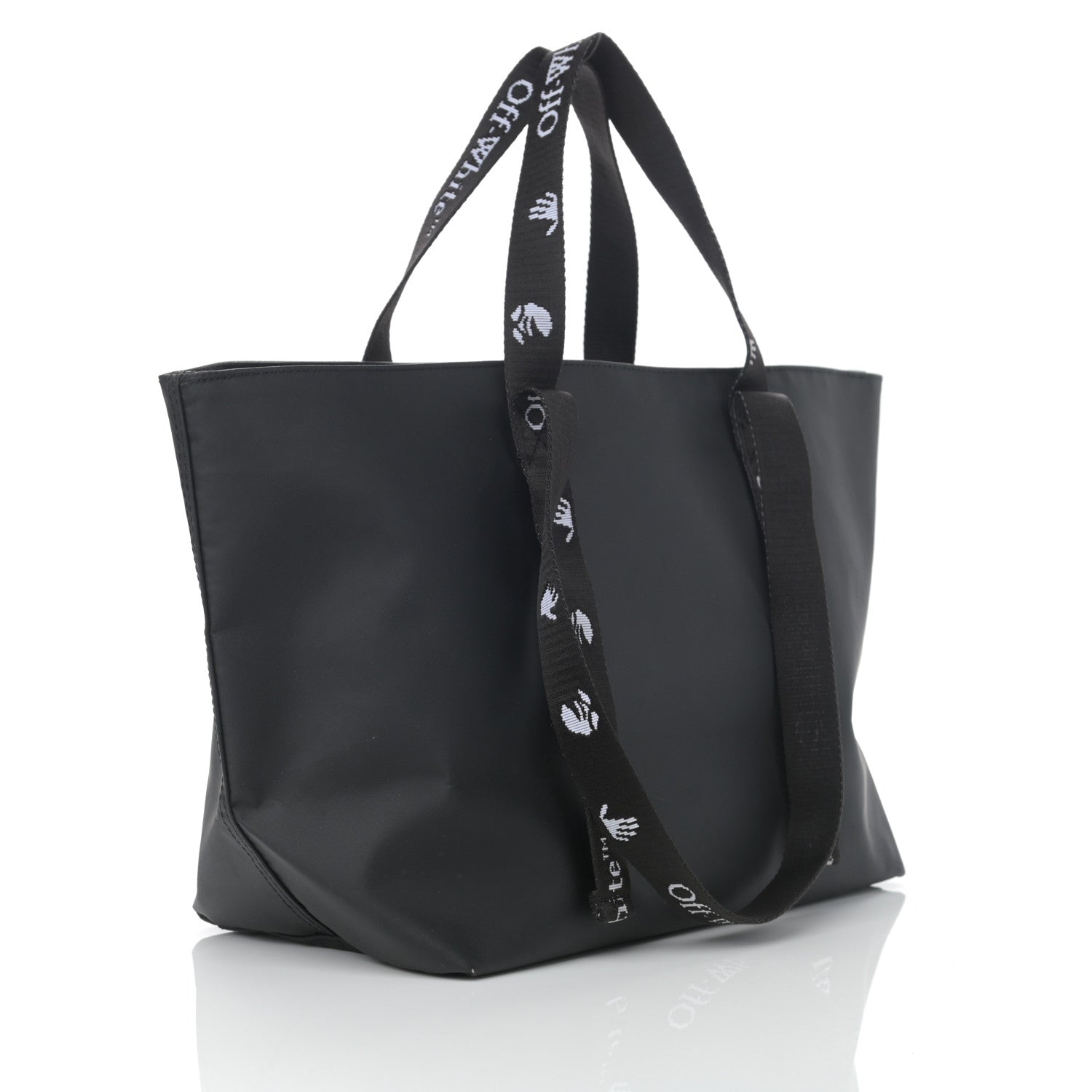 Off-White Nylon Sculpture Tote Bag Black 3 of 13
