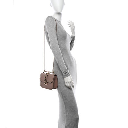 Valentino Garavani Vitello Small Glam Lock Rockstud Flap Poudre 2 of 10