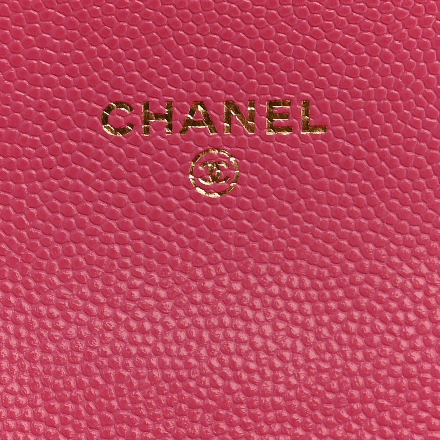 Caviar Quilted Flap Card Holder Wallet Pink