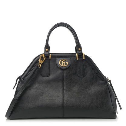 Gucci Calfskin Medium Re(Belle) Top Handle Bag Black 1 of 10