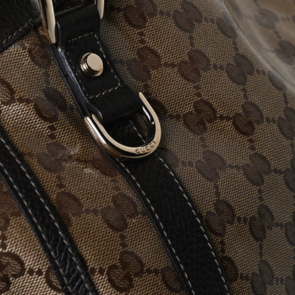 Gucci Crystal Monogram Medium Abbey Convertible Tote Dark Brown 12 of 13