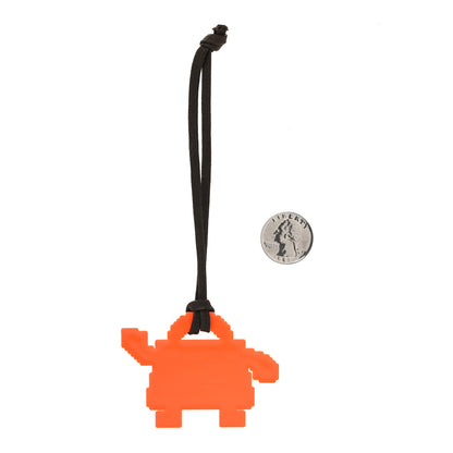 Hermes Rubber Jingle Games Kelly Doll Quelle Idole Bag Charm Orange 2 of 3