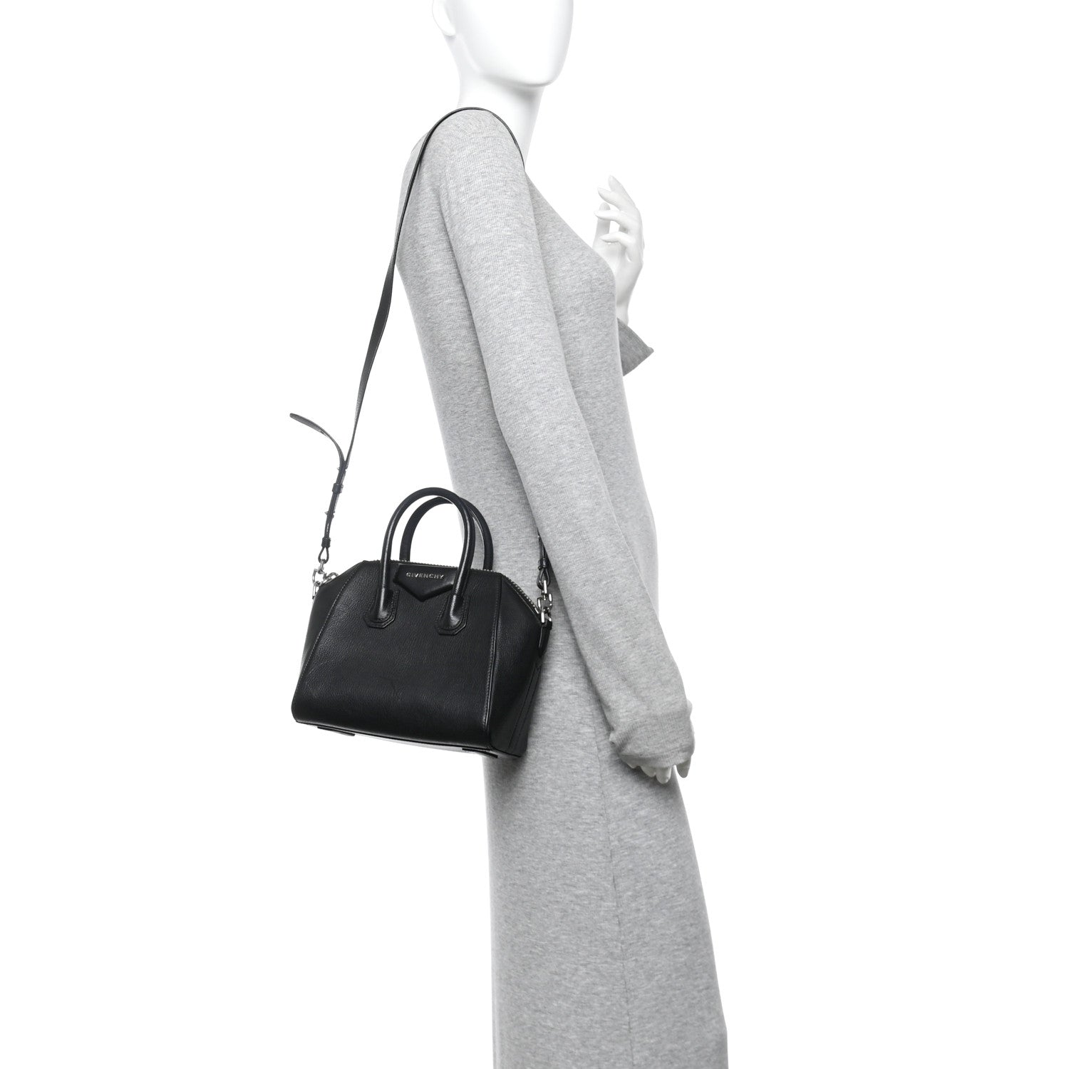Givenchy Sugar Goatskin Mini Antigona Black 2 of 10