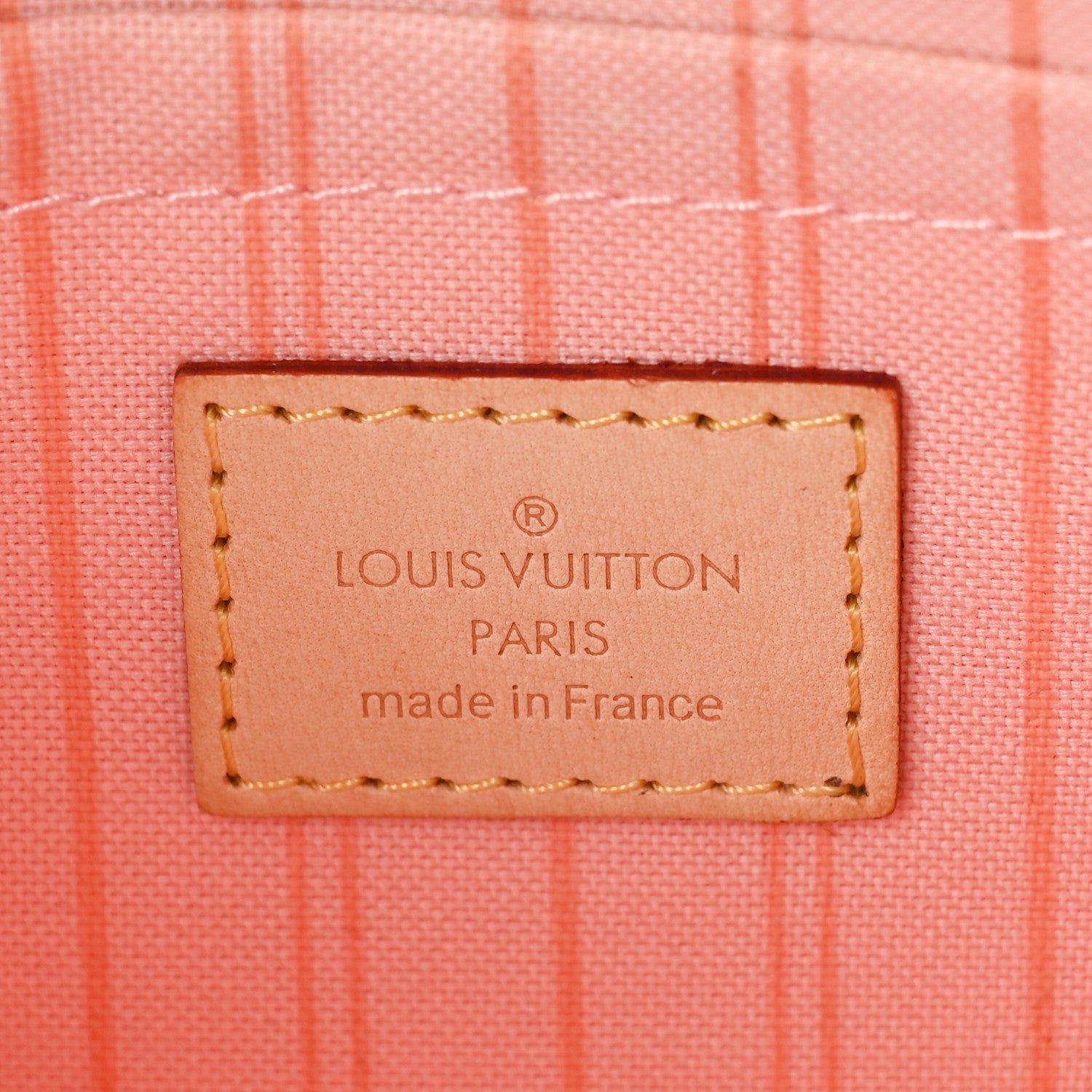 Louis Vuitton Damier Azur Neverfull MM GM Pochette Rose Ballerine 6 of 11