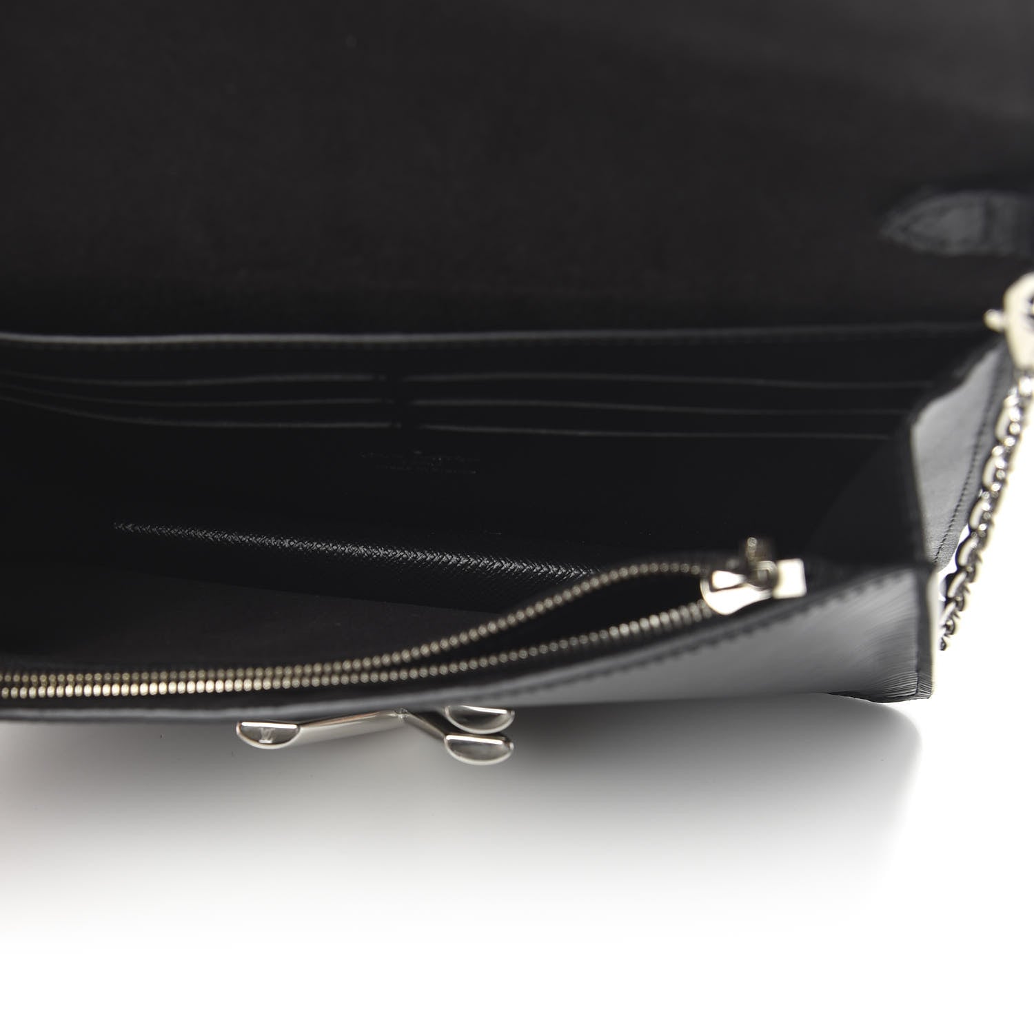 Louis Vuitton Epi Twist Belt Chain Wallet Black 5 of 10