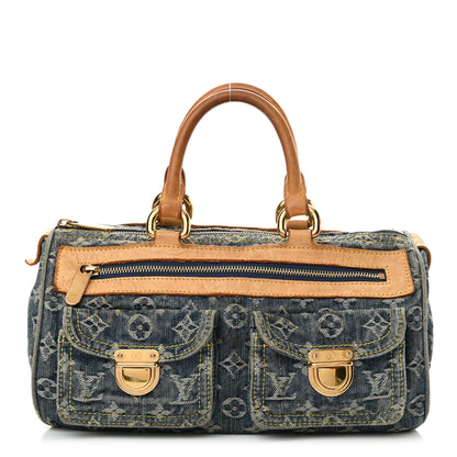 Louis Vuitton Monogram Denim Neo Speedy Blue 1 of 18
