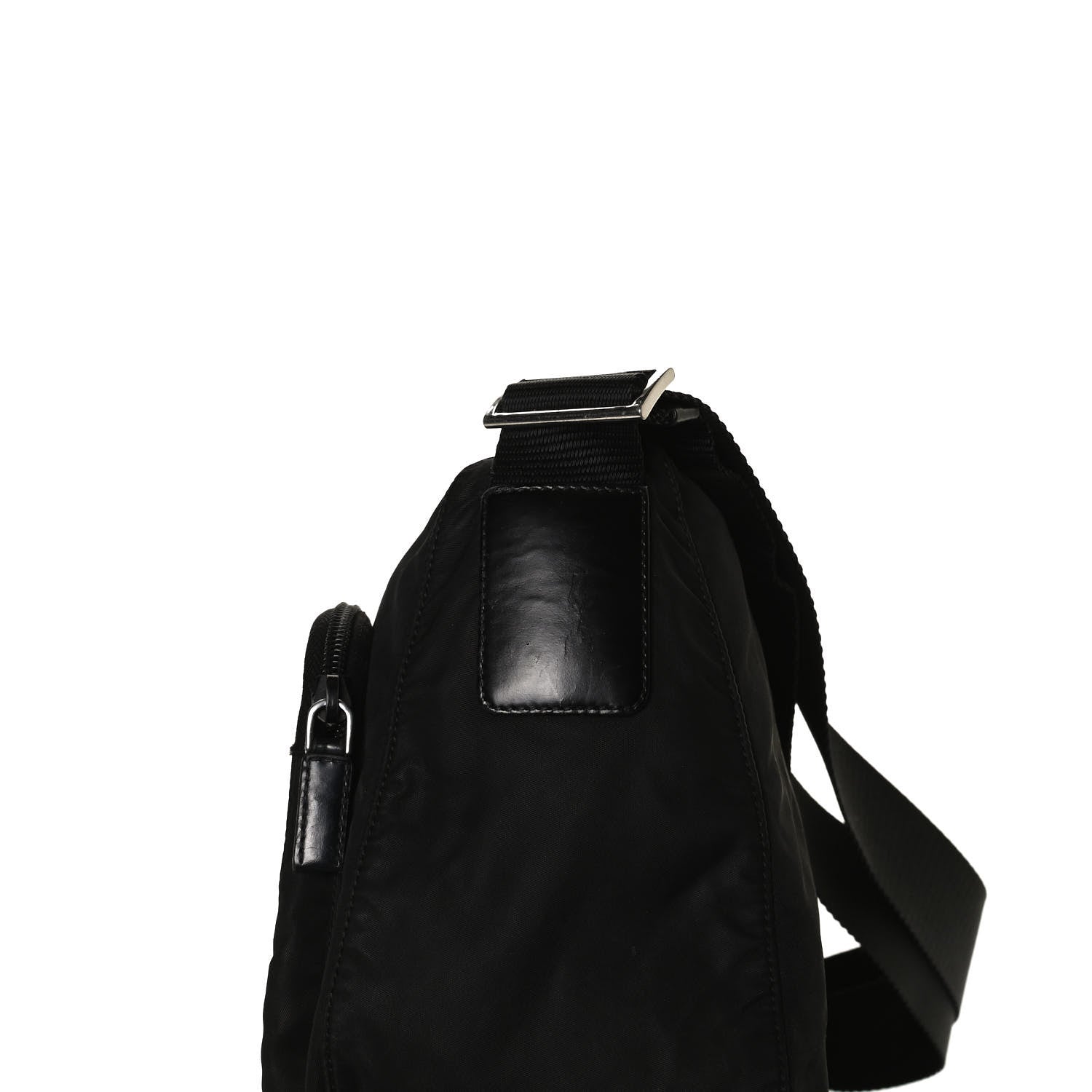 Prada Nylon Vela Messenger Bag Black 12 of 14