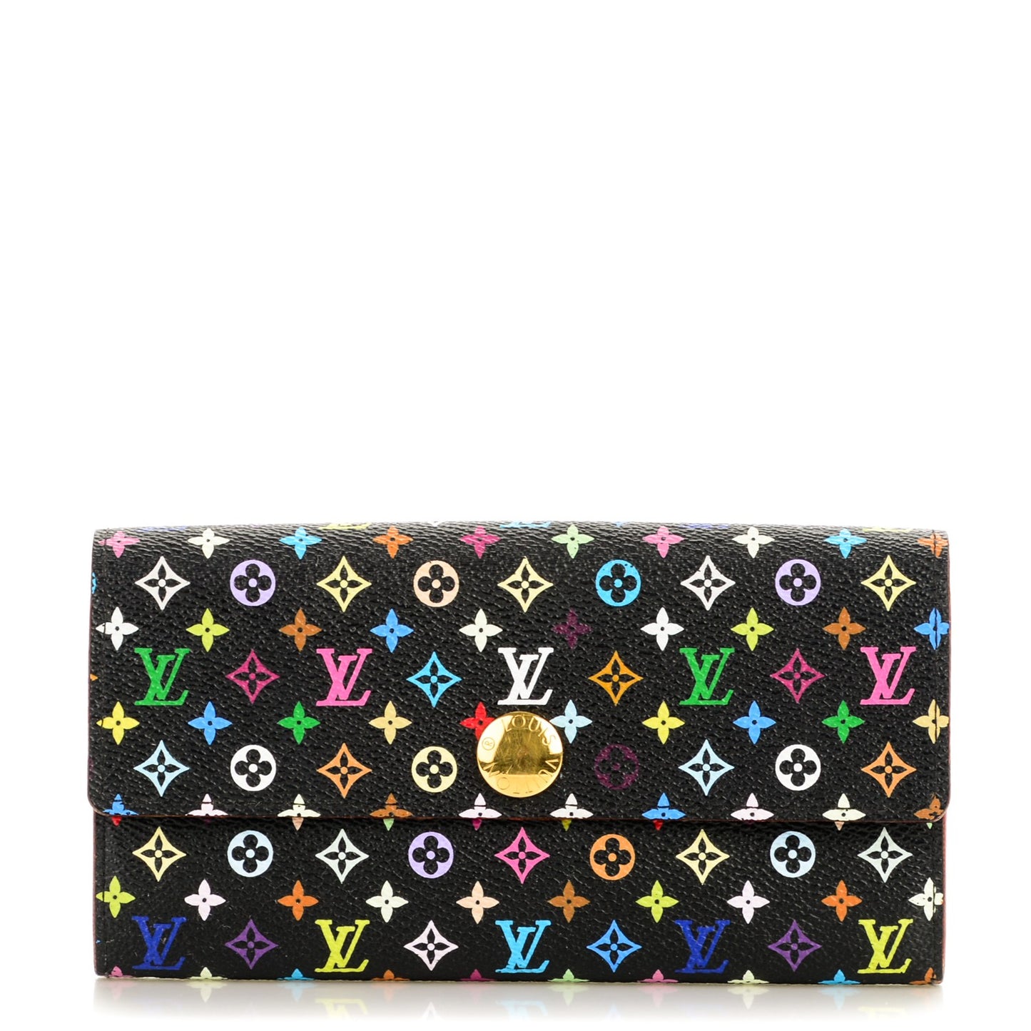 Monogram Multicolor Sarah Wallet Black Grenade