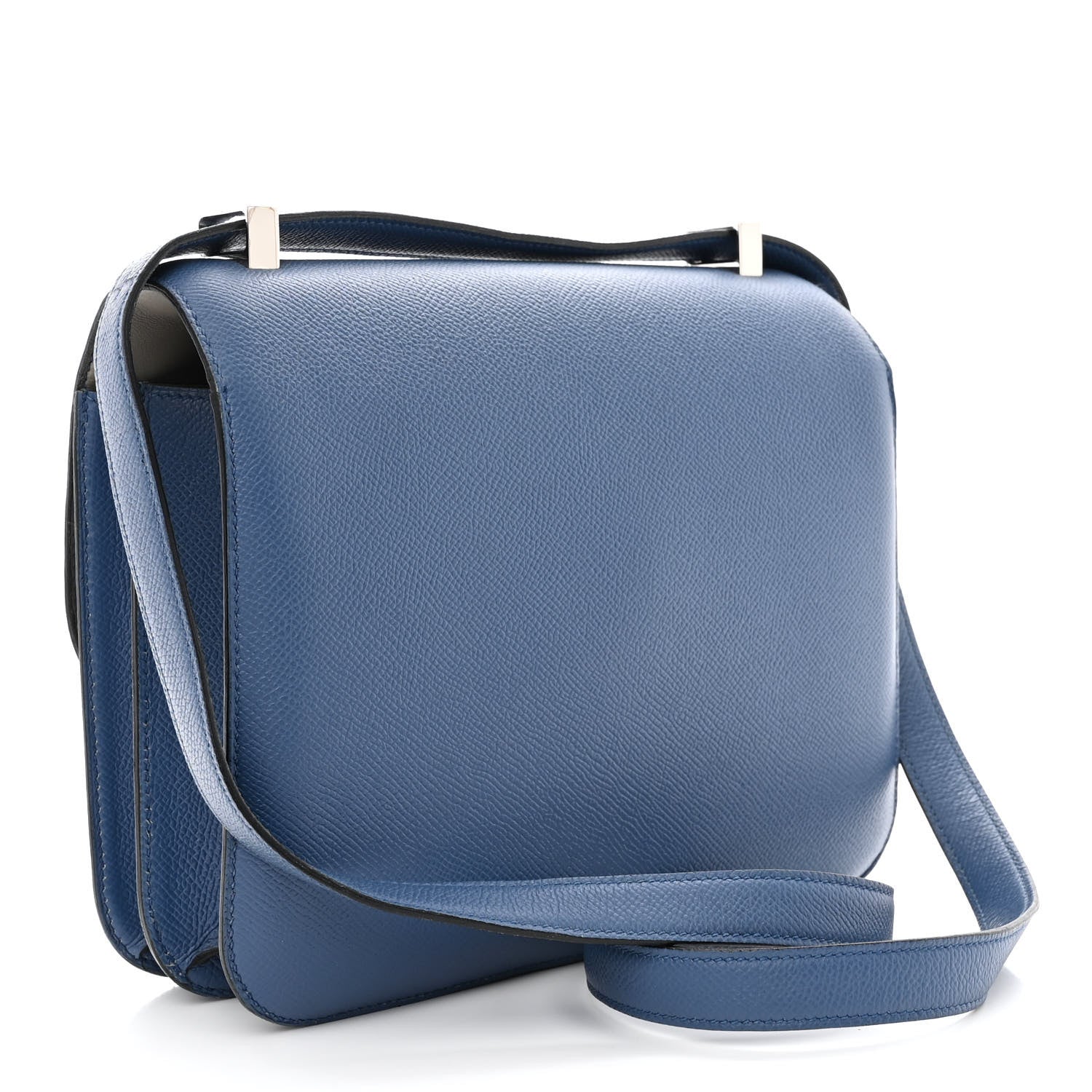 Hermes Epsom Constance Verso 24 Bleu Agate Gris Mouette 3 of 10