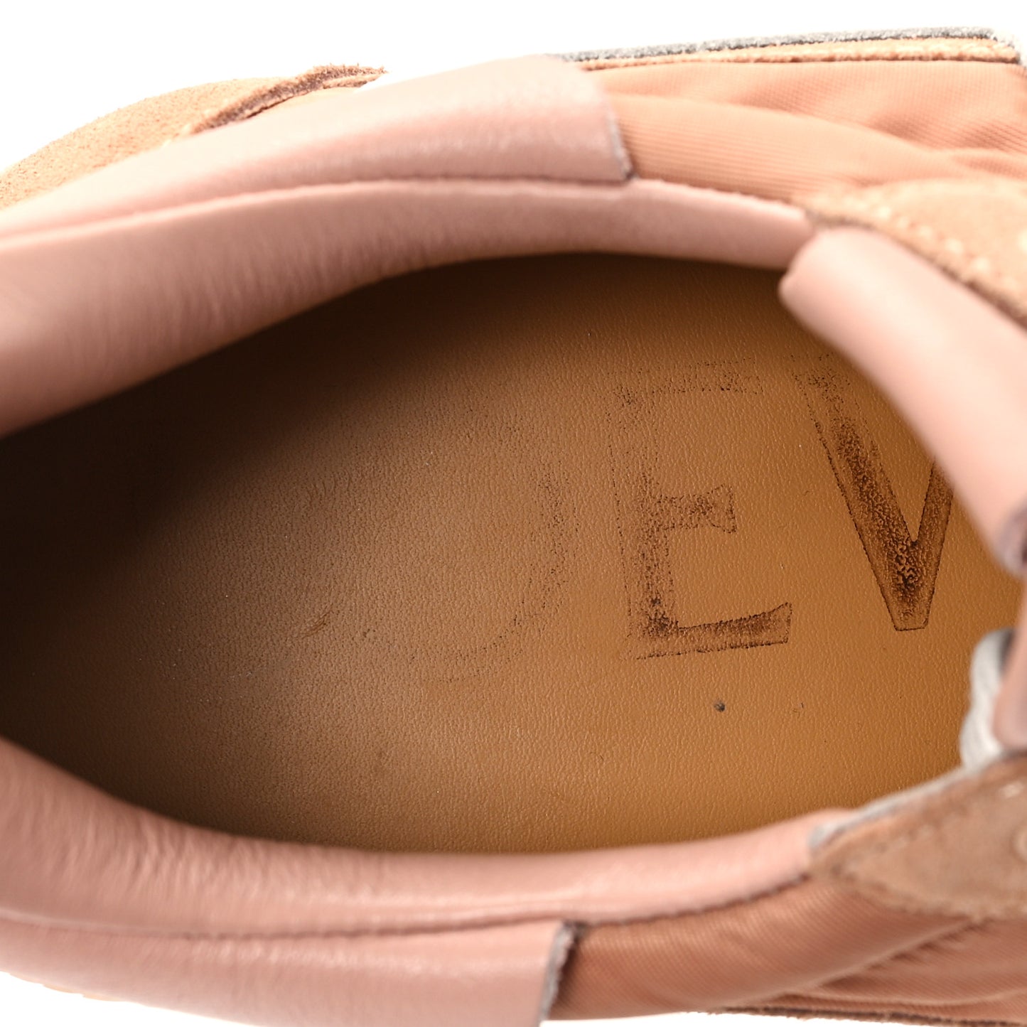 Nylon Suede Flow Runner Sneakers 38 Powder