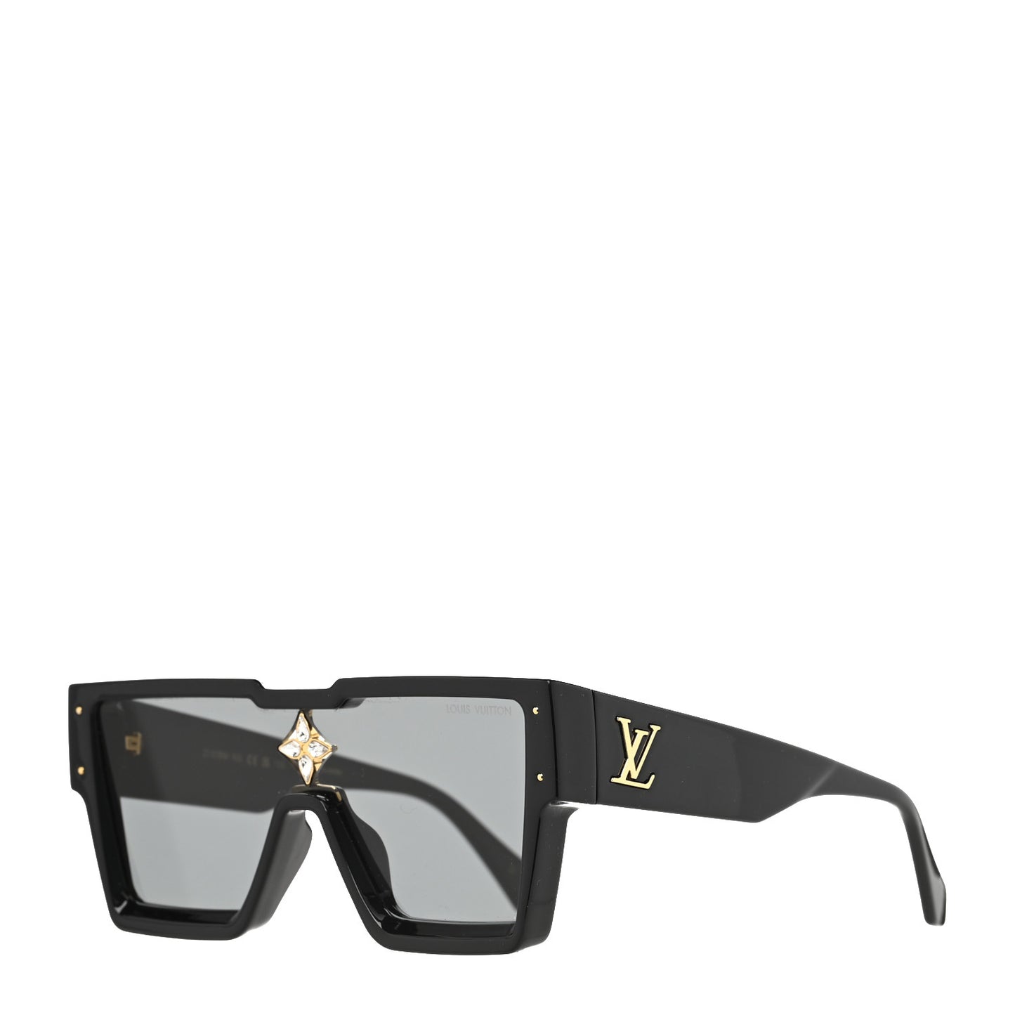 Acetate Swarovski Crystal Cyclone Sunglasses Z1578W Black