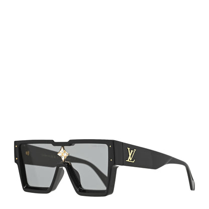 Louis Vuitton Acetate Swarovski Crystal Cyclone Sunglasses Z1578W Black 1 of 8