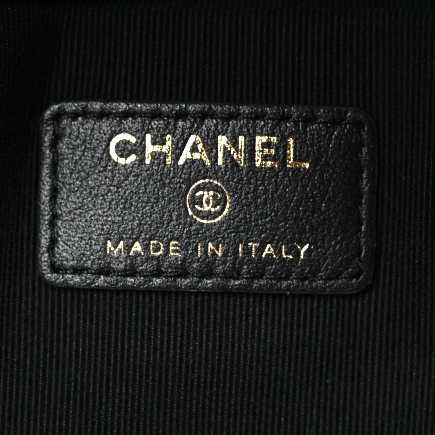 Chanel Nylon Grosgrain Lifestyle Pouch Black 6 of 8