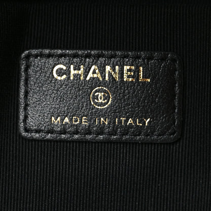 Chanel Nylon Grosgrain Lifestyle Pouch Black 6 of 8