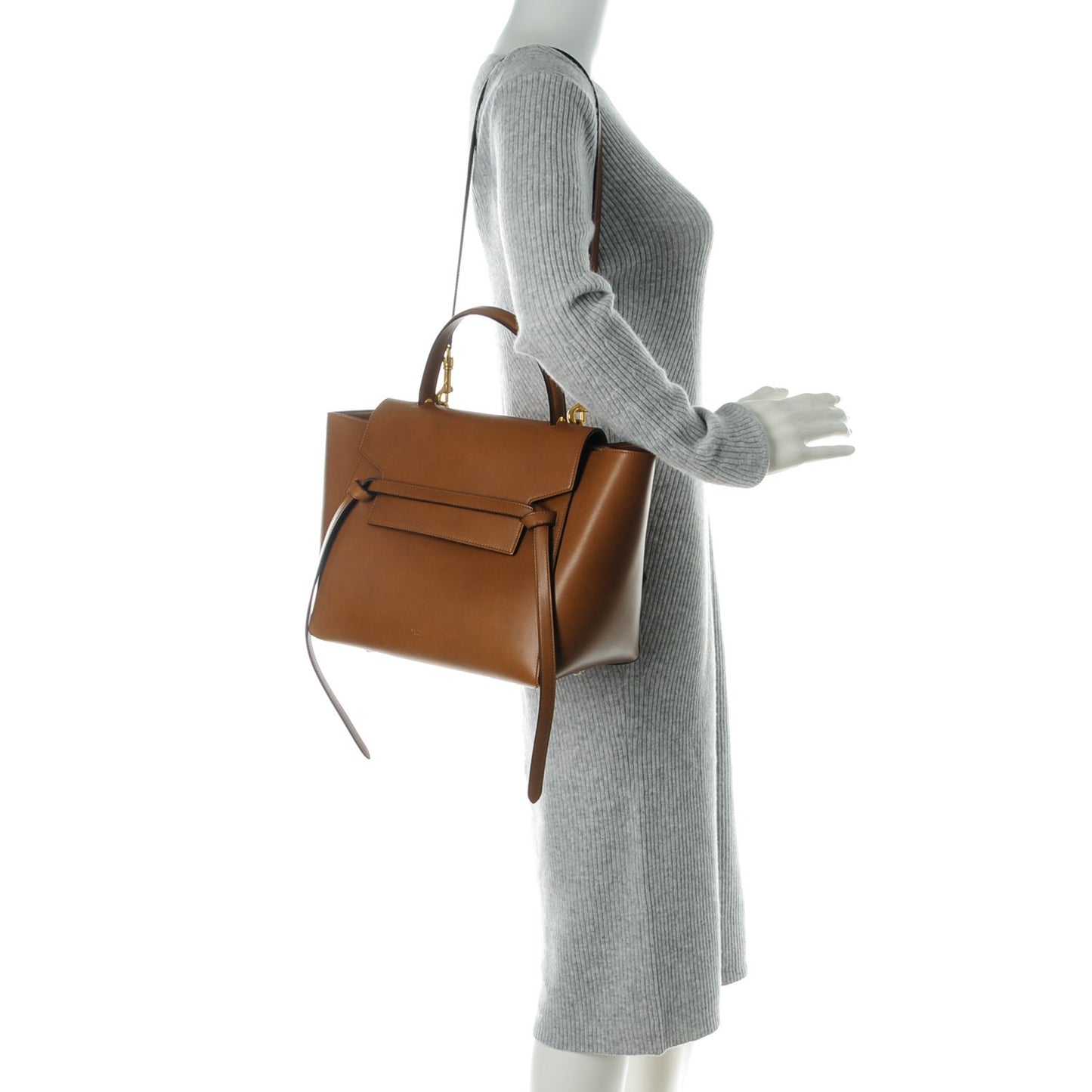 Natural Calfskin Mini Belt Bag Tan