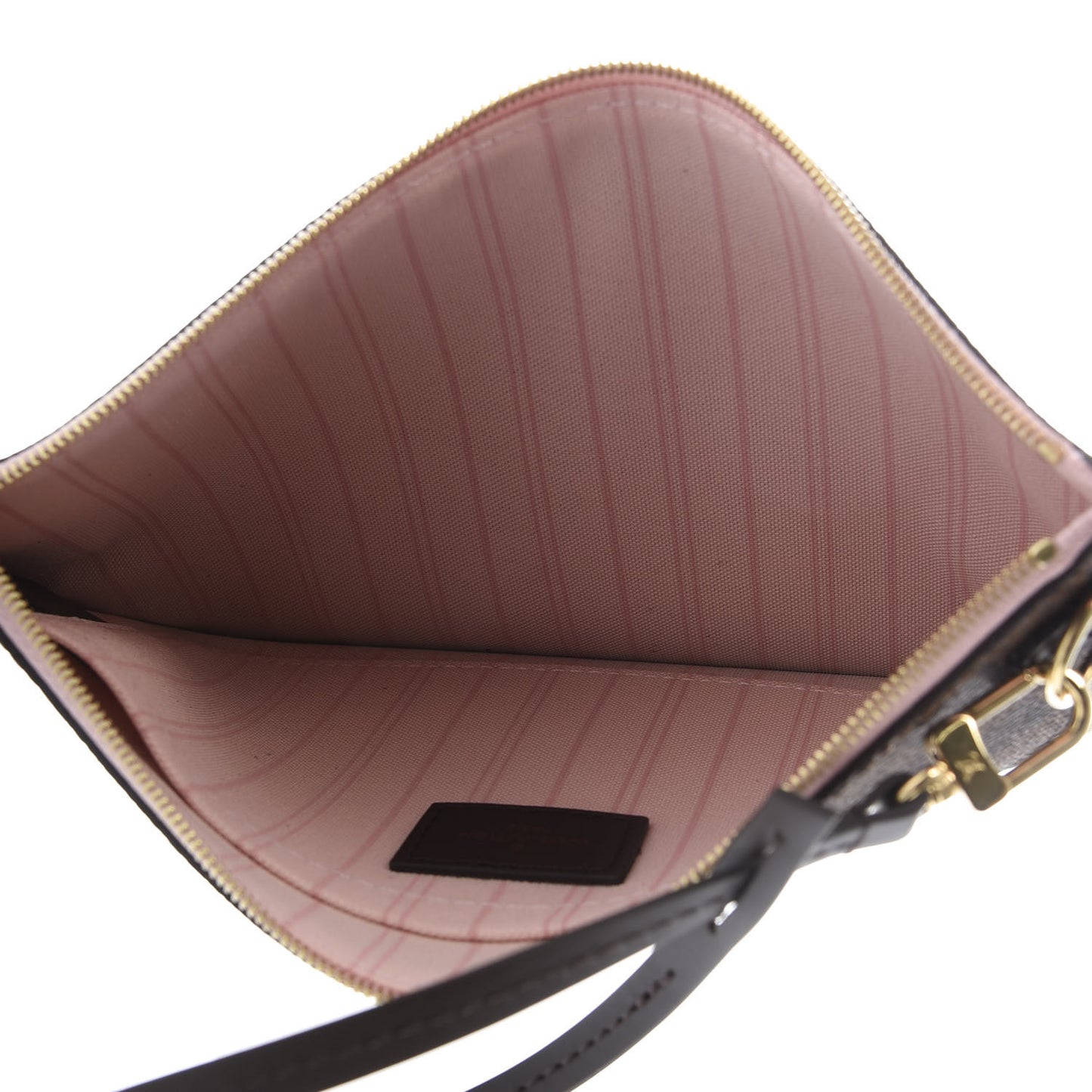 Damier Ebene Neverfull MM GM Pochette Rose Ballerine