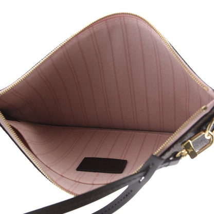 Louis Vuitton Damier Ebene Neverfull MM GM Pochette Rose Ballerine 5 of 7