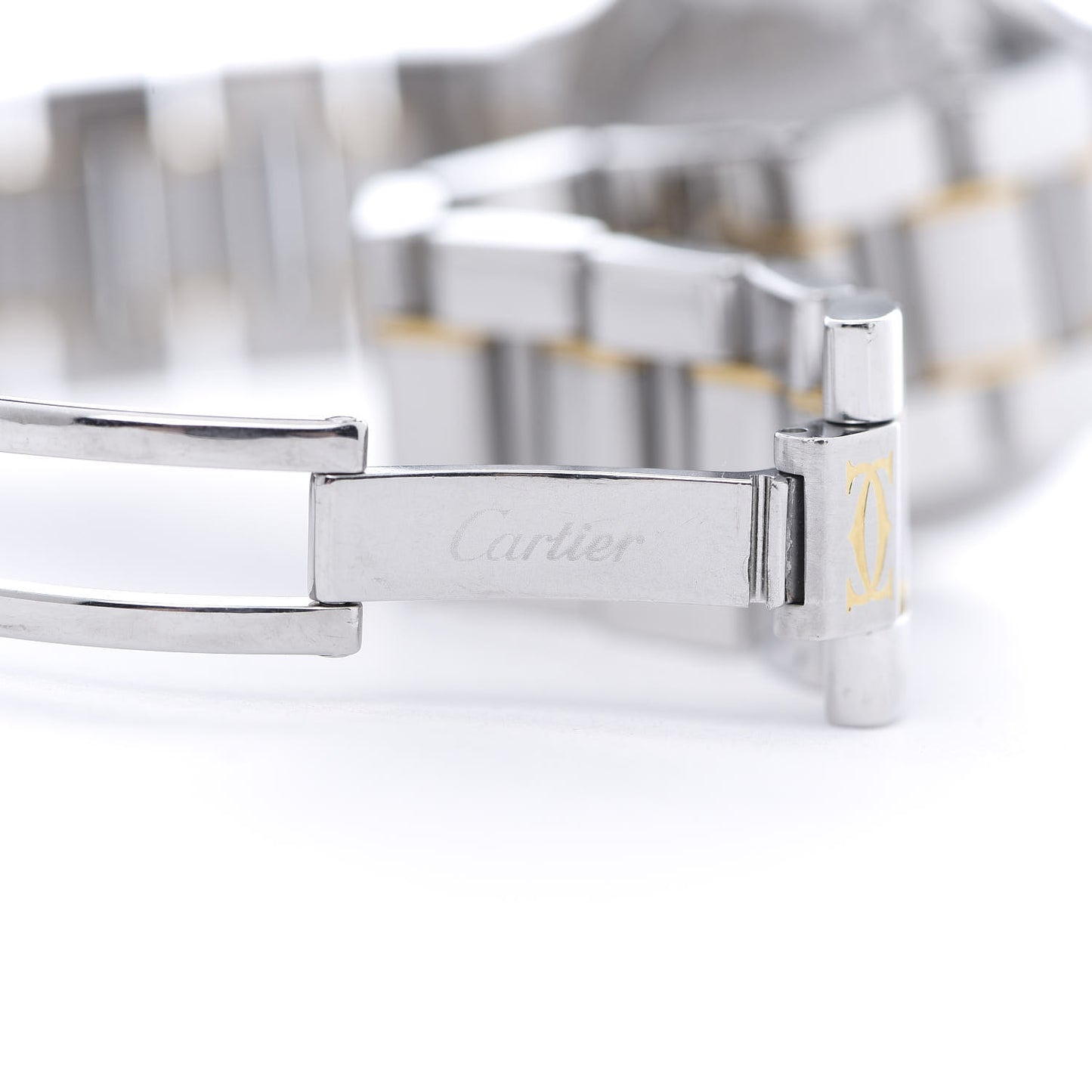 Stainless Steel 18K Yellow Gold 31mm Must De 21 Quartz Watch