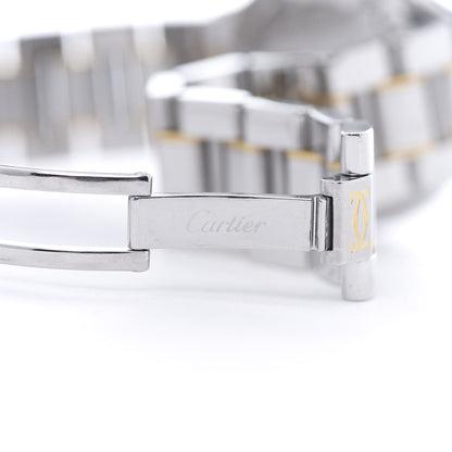 Cartier Stainless Steel 18K Yellow Gold 31mm Must De 21 Quartz Watch 6 of 6