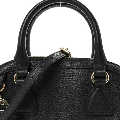 Gucci Dollar Calfskin Small GG Charm Dome Bag Black 8 of 10