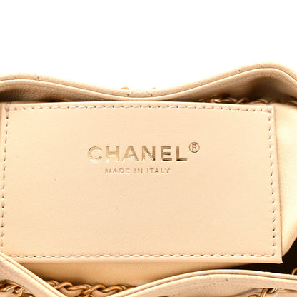 Chanel Caviar Quilted Mini Chanel 25 Handbag Beige 6 of 11