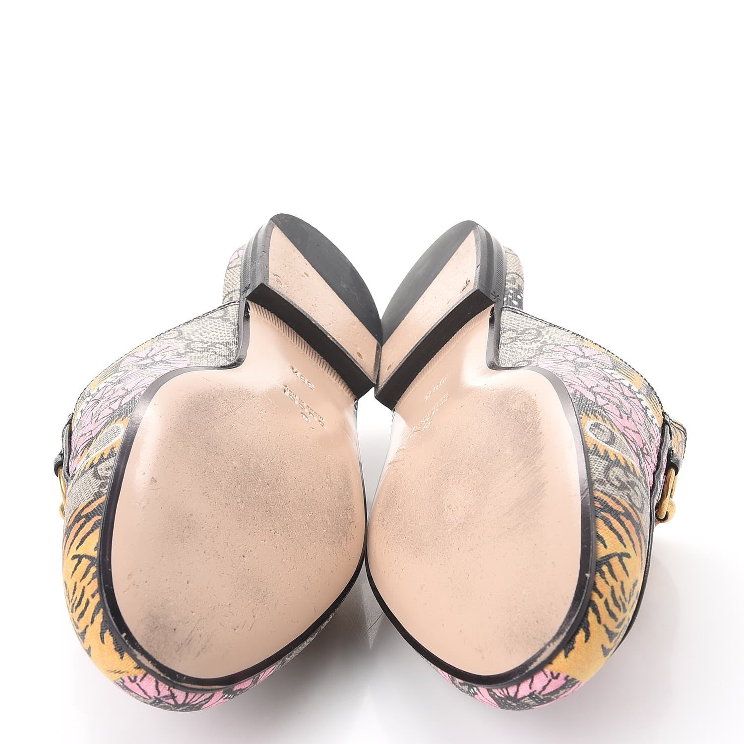 Gucci GG Supreme Monogram Bengal Princetown Slippers 38.5 Multi 7 of 11