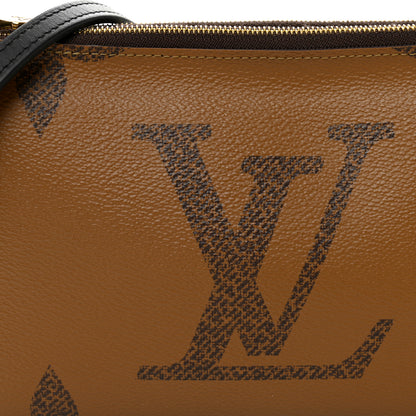 Louis Vuitton Reverse Monogram Giant Double Zip Pochette 9 of 12
