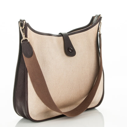 Hermes Toile Natural Barenia Evelyne GM Ebene 3 of 7