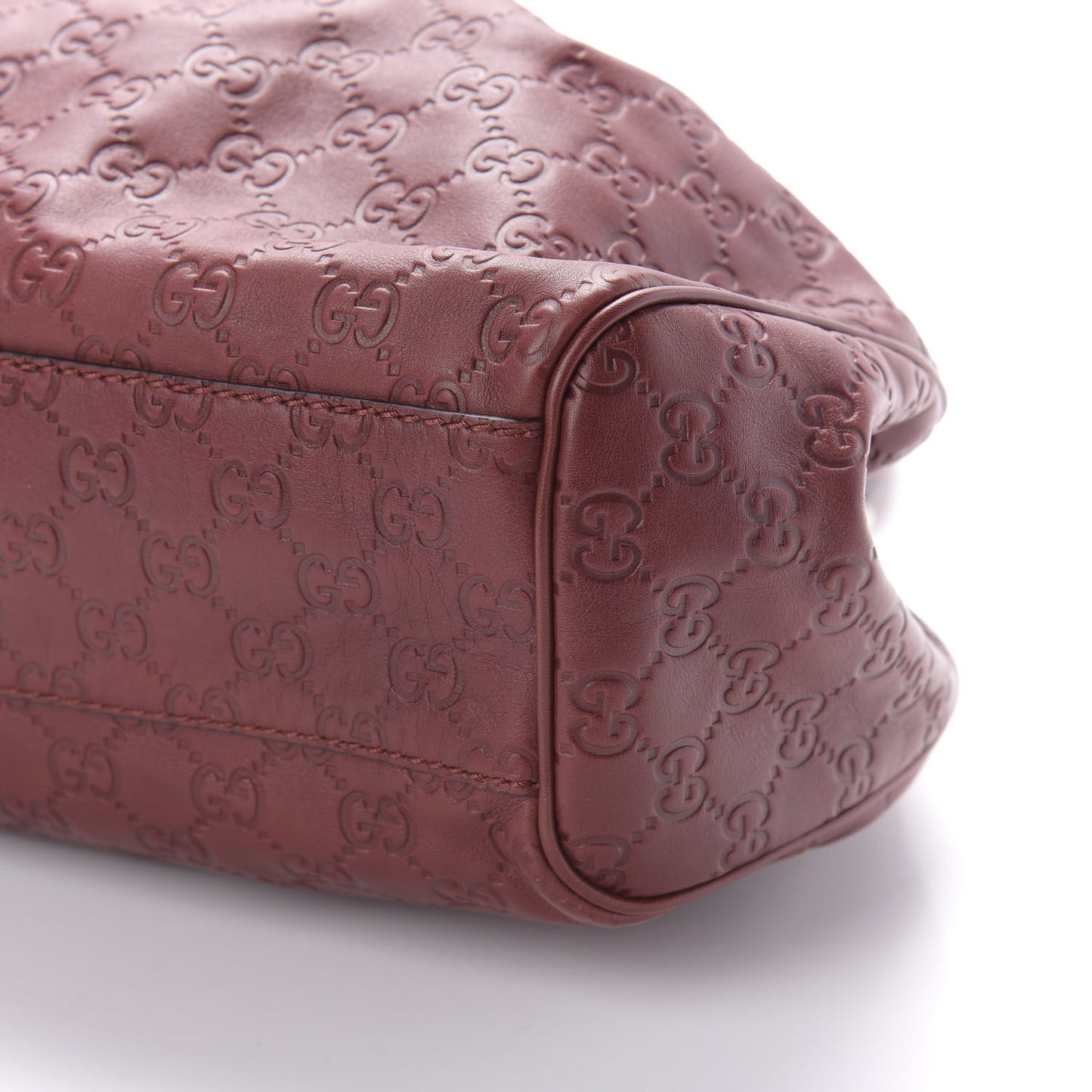 Guccissima Medium Sukey Tote Cherry