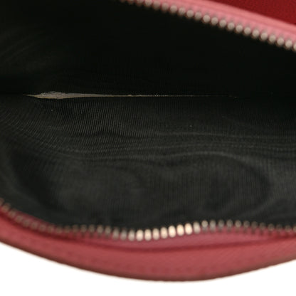 Dolce & Gabbana Dauphine Floral Print Wallet On Chain White Pink 8 of 14