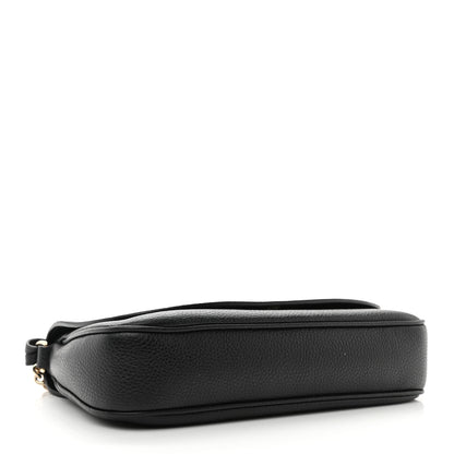 Gucci Pebbled Calfskin Medium Soho Flap Crossbody Black 4 of 10