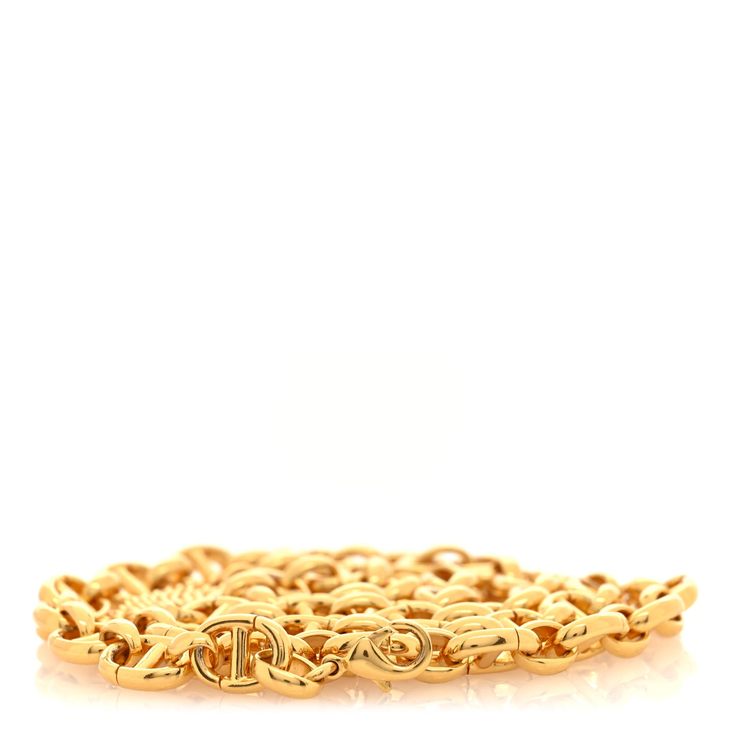 Metal Caro Chain Strap Gold