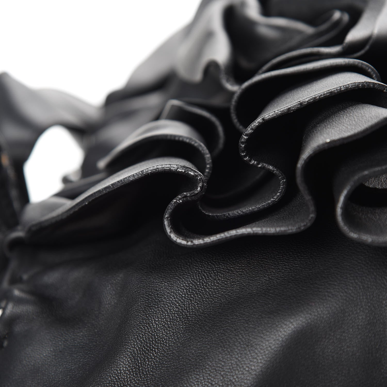 Valentino Garavani Nappa Pleated Tote Black 17 of 17