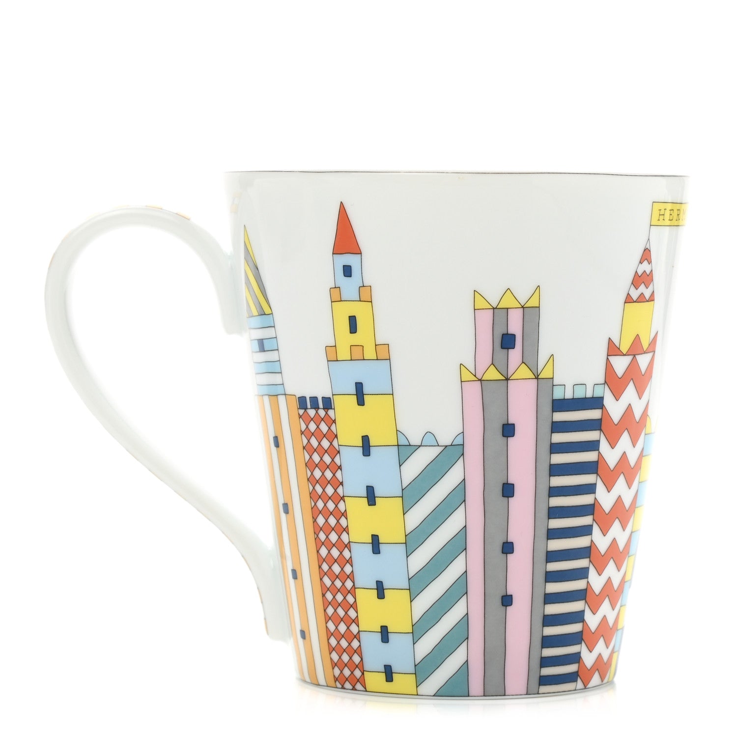 Hermes Porcelain Epopee Mug 1 of 7