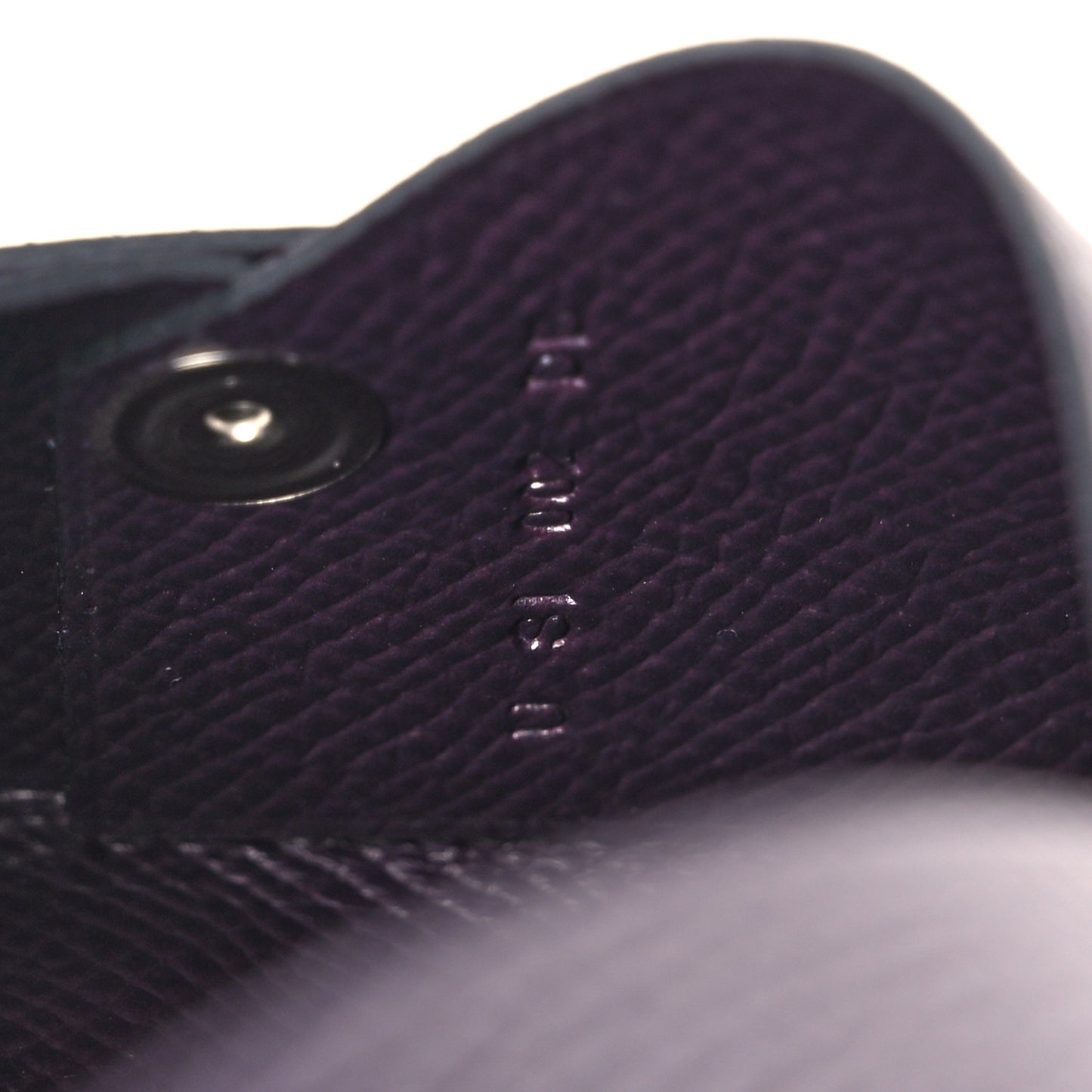 Epsom Calvi Card Case Raisin