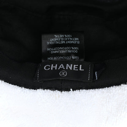 Chanel Terry Cloth CC Bucket Hat L White 7 of 7