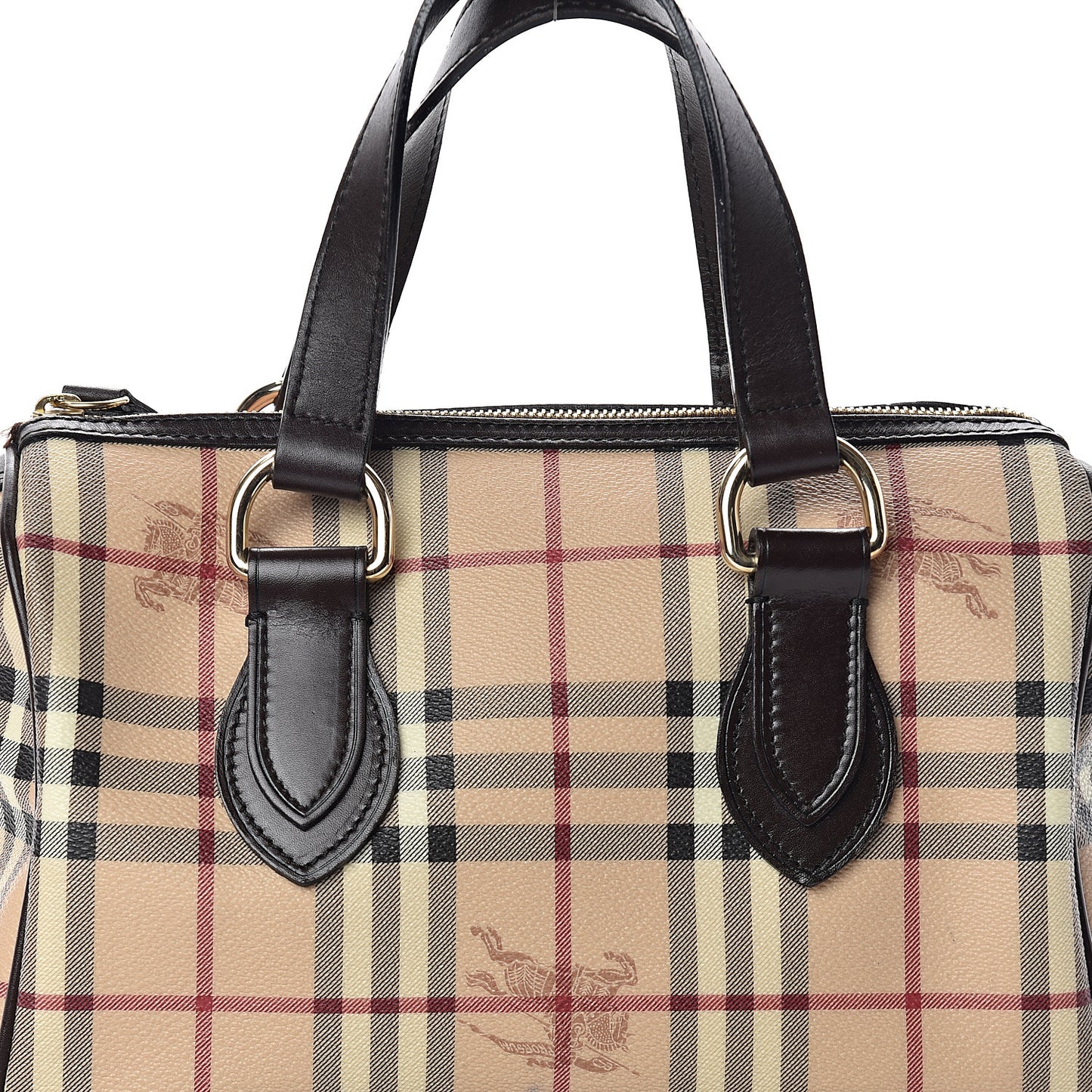 Haymarket Check Small Chester Bowling Bag Chocolate
